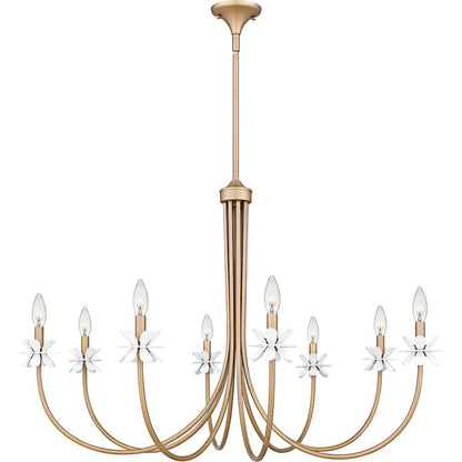 Remy 8Light Chandelier, Bronze Gold