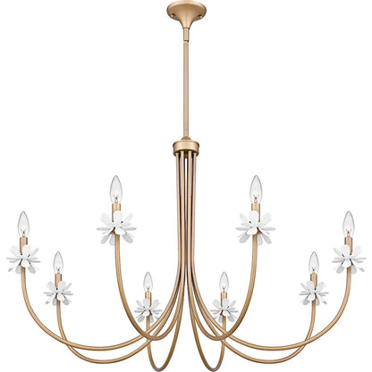 Remy 8Light Chandelier, Bronze Gold