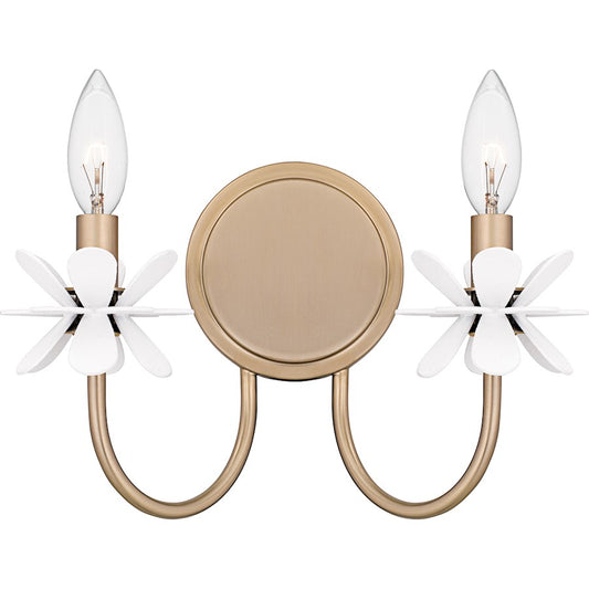 Quoizel Remy 2Light Wall Sconce, Bronze Gold/ - REY8812BGD