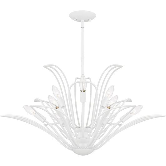 Quoizel Tallulah 9Light Chandelier, Sand White/ - TLH5032SW