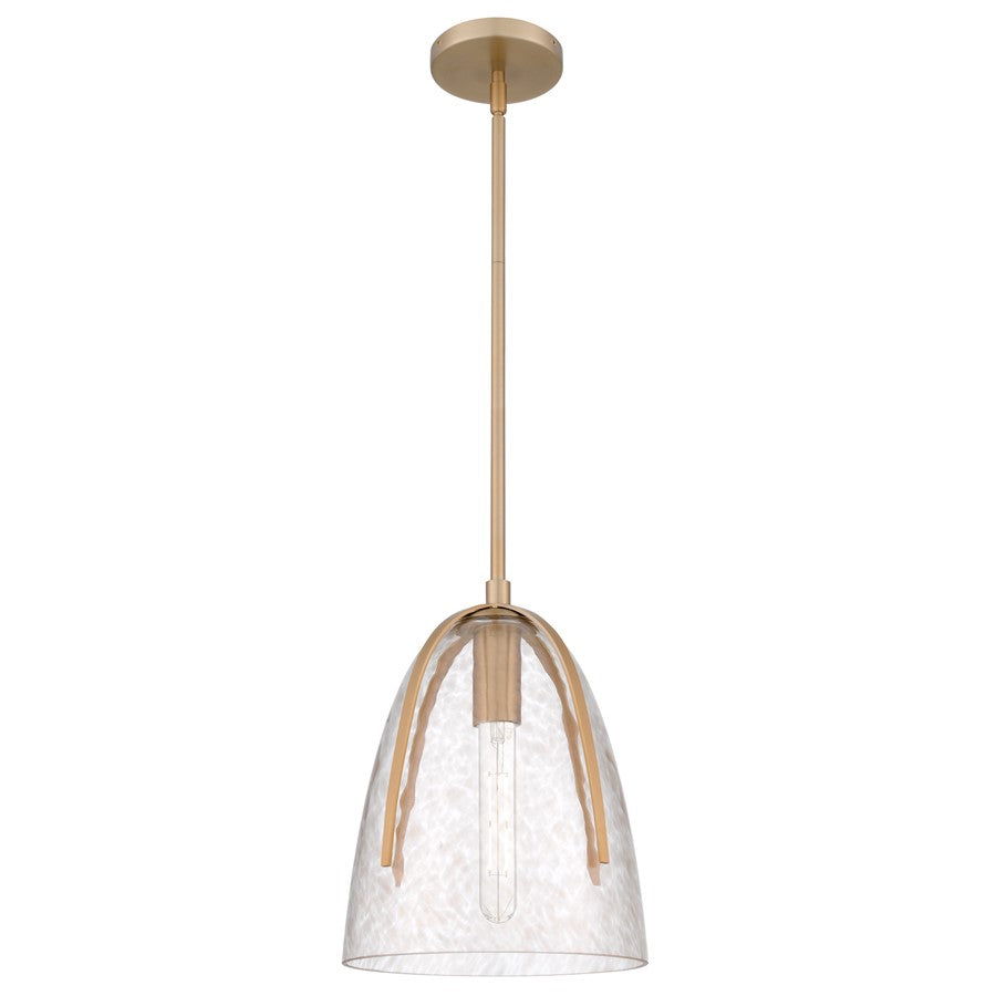 Quoizel Whitmore 1-Lt Brz Gold Mini Pendant, Brz Gold - WHIT1510BGD