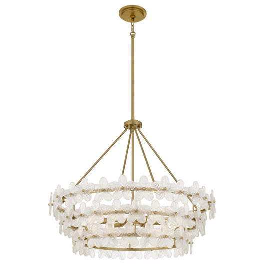 Quoizel Wright 6-Lt Brushed Gold Pendant, Brushed Gold - WRIG2830BRG