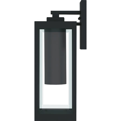 Westover 1Lt 17" Outdoor Lantern, Earth Black/Clear Beveled