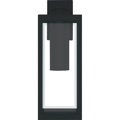 Westover 1Lt 20" Outdoor Lantern, Earth Black/Clear Beveled