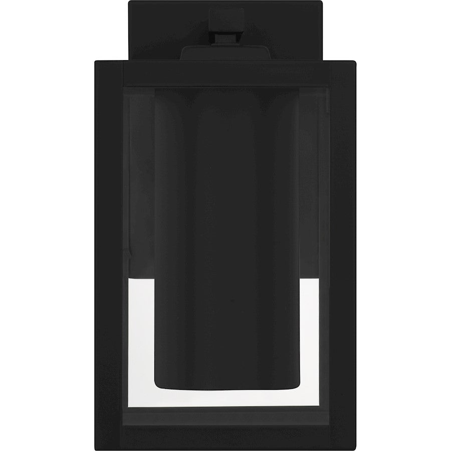 Westover 1Light Outdoor Lantern, Earth Black/Clear Glass