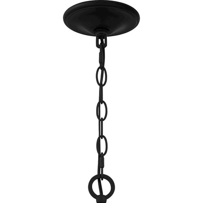 Althea 5 Light Chandelier, Matte Black