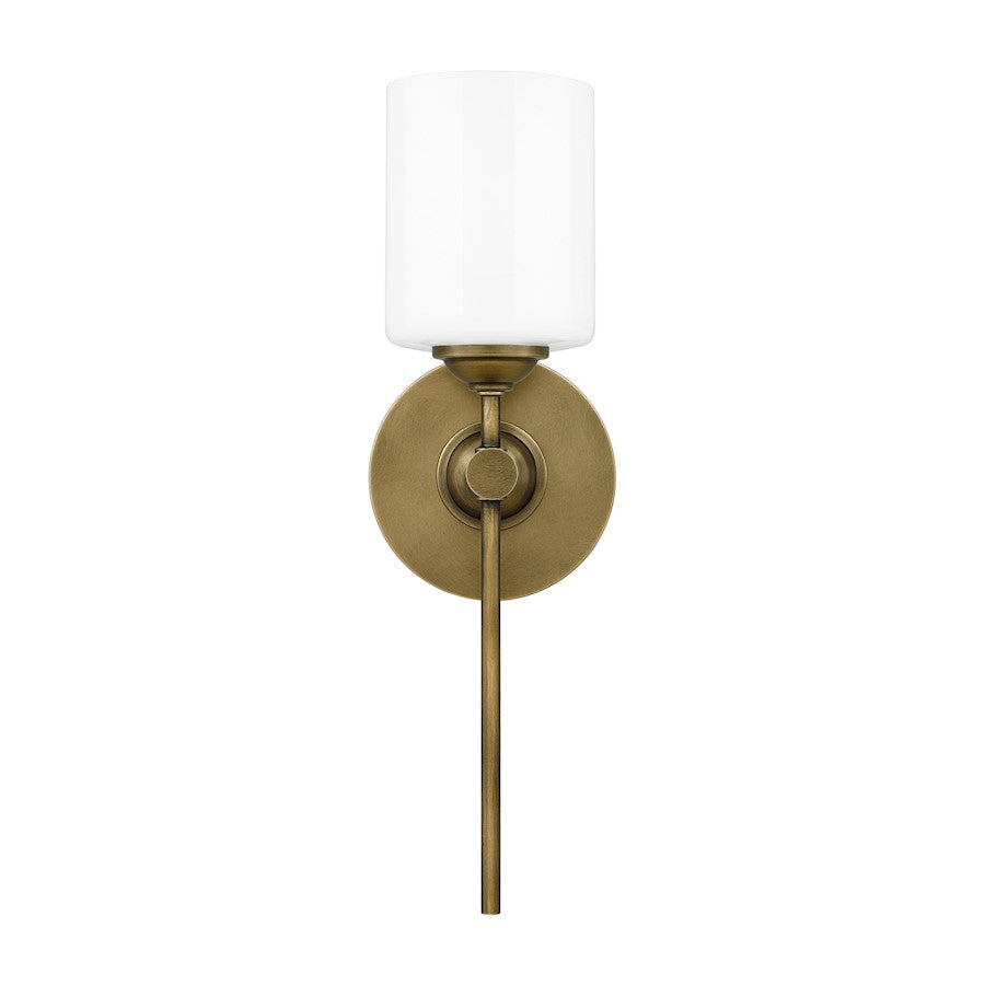 Aria 1 Light Wall Sconce, Clear