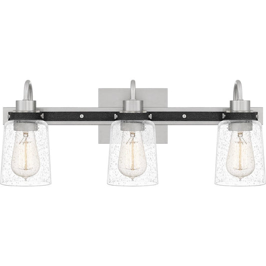 Axel 3 Light Bath Vanity, Brushed Nickel