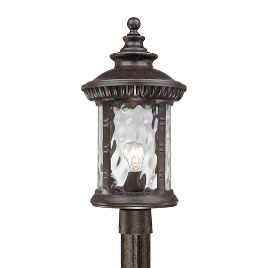 1 Light Chimera Outdoor Post Lantern, Imperial Bronze