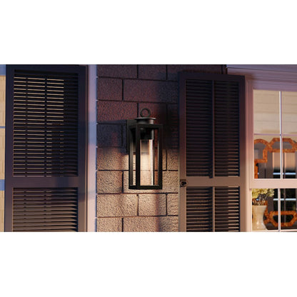 Donegal 1 Light Outdoor Wall Mount, Matte Black
