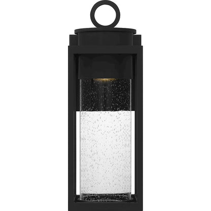 Donegal 1 Light Outdoor Wall Mount, Matte Black