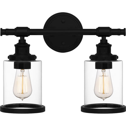 Dixie 2 Light Bath Light, Clear