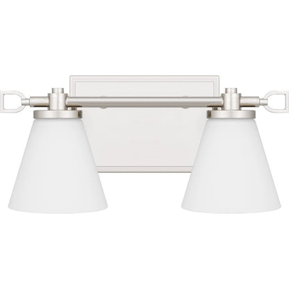 Daniels Bath Light, Opal Etched