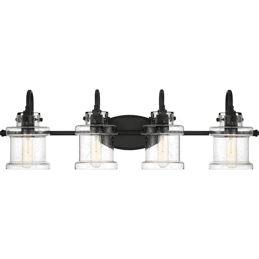 Quoizel Danbury 4 Light Bath, Earth Black - DNY8604EK