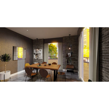 Daphne 1 Light Mini Pendant, Matte Black/Clear Ice