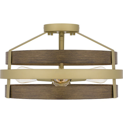 Gadsen 3 Light Semi-Flush Mount