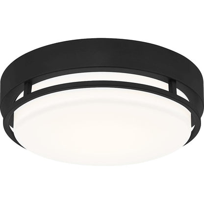 Hale Small Flush Mount, White Acrylic