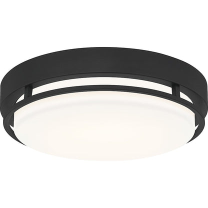 Hale Small Flush Mount, White Acrylic