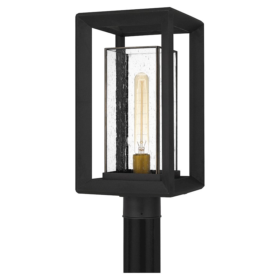 Infinger 1 Light Outdoor Post Lantern, Earth Black