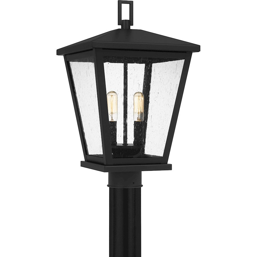 Joffrey 2 Light Outdoor Post Lantern, Matte Black