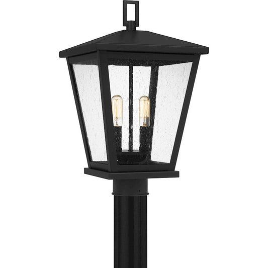 Joffrey 2 Light Outdoor Post Lantern, Matte Black