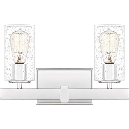 Kirby 2 Light 15" Bath Vanity, Polished Chrome