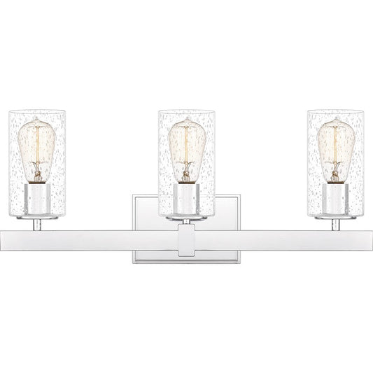 Kirby 3 Light 23" Bath Vanity, Polished Chrome