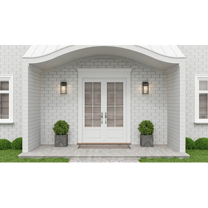 Keaton 1 Light Outdoor Wall Mount, Mottled Black