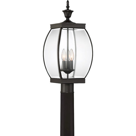 3 Light Oasis Outdoor Post Lantern, Medici Bronze
