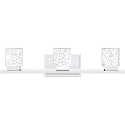 Zola Bath Light, Polished Chrome/Bubble