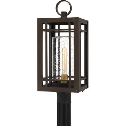 Pelham 1 Light Outdoor Post Lantern, Western Bronze