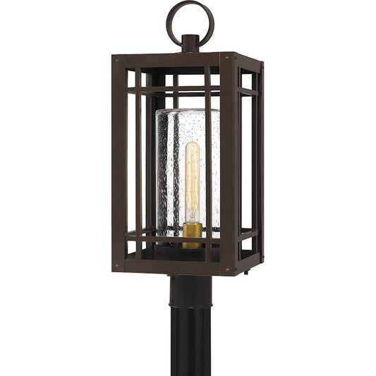 Pelham 1 Light Outdoor Post Lantern, Western Bronze
