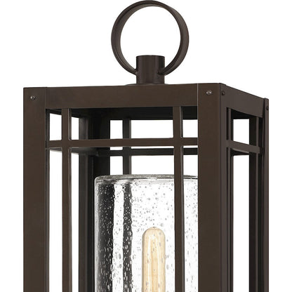 Pelham 1 Light Outdoor Post Lantern, Western Bronze