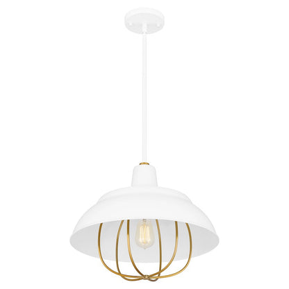 Darmody 1 Light Pendant, Metal Shade