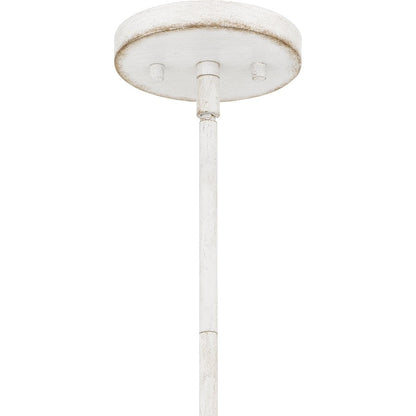 Dalia 4 Light Pendant, Antique White/Metal