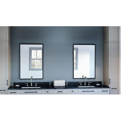 Quoizel 36" Reflections Mirror, Matte Black - QR5366