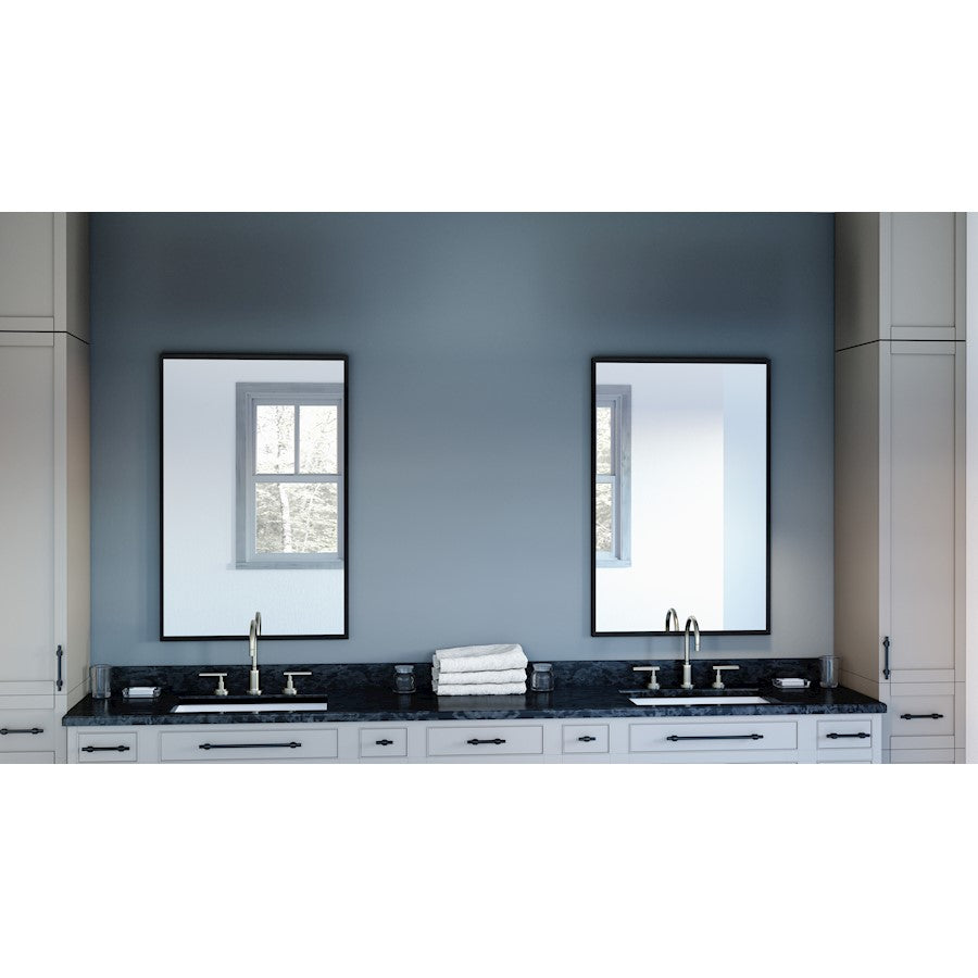 36" Reflections Mirror, Matte Black