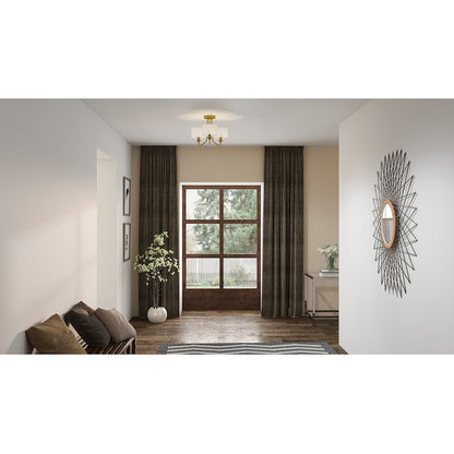 Ainsdale 3 Light Semi-Flush Mount