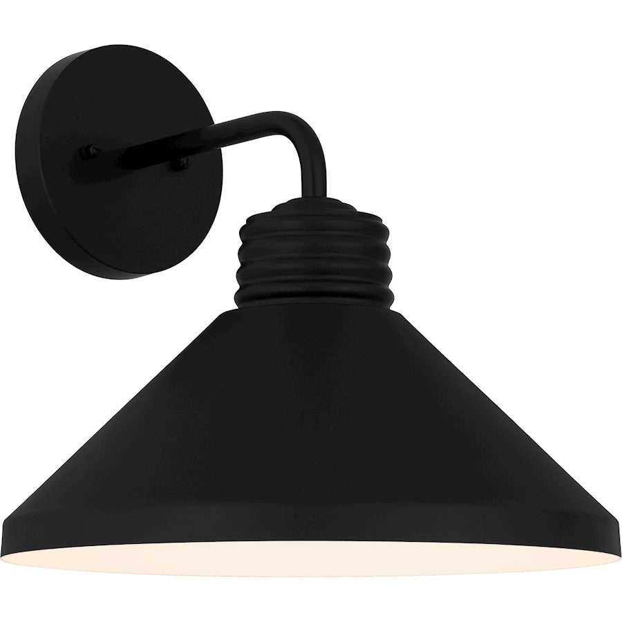 Rencher 1 Light Outdoor Lantern, Matte Black/Metal