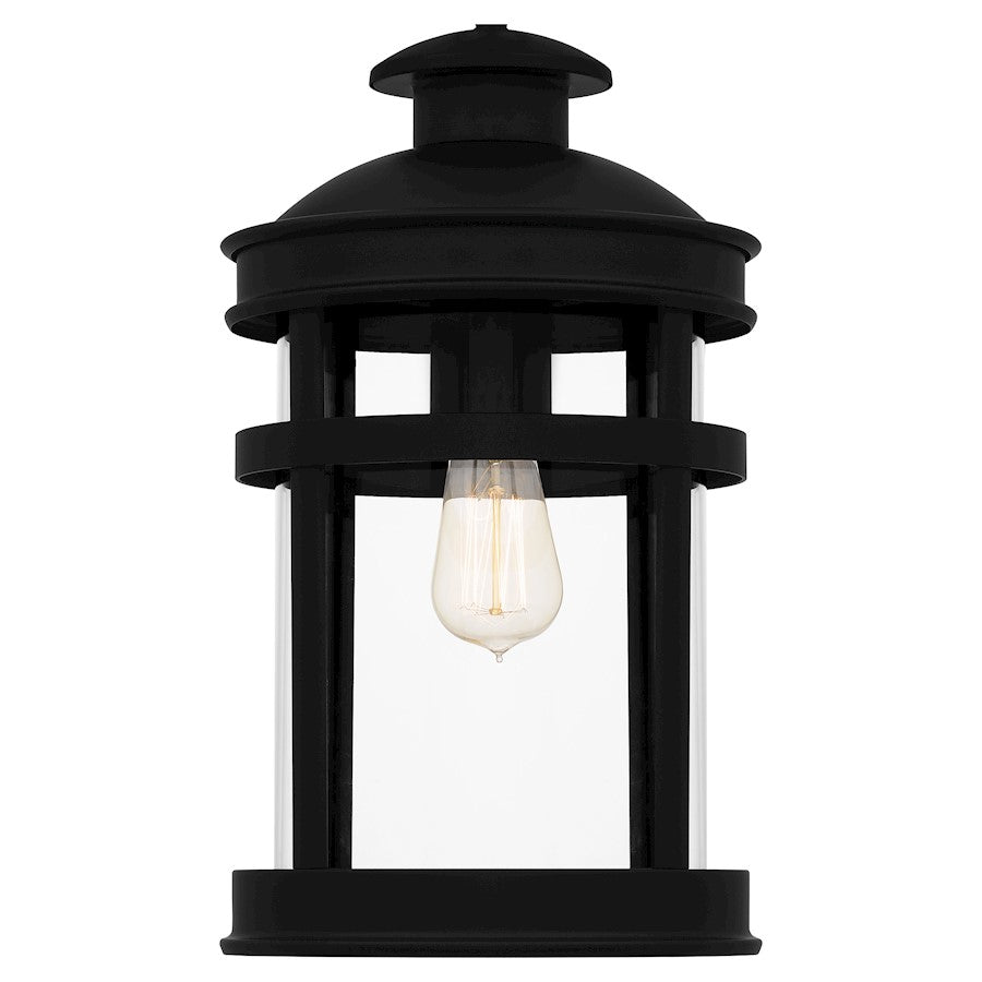 Scout 1 Light Mini Pendant, Matte Black/Clear