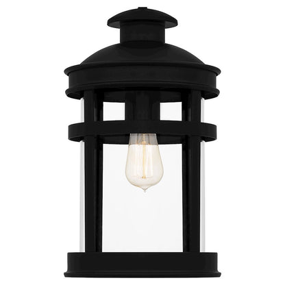 Scout 1 Light Mini Pendant, Matte Black/Clear