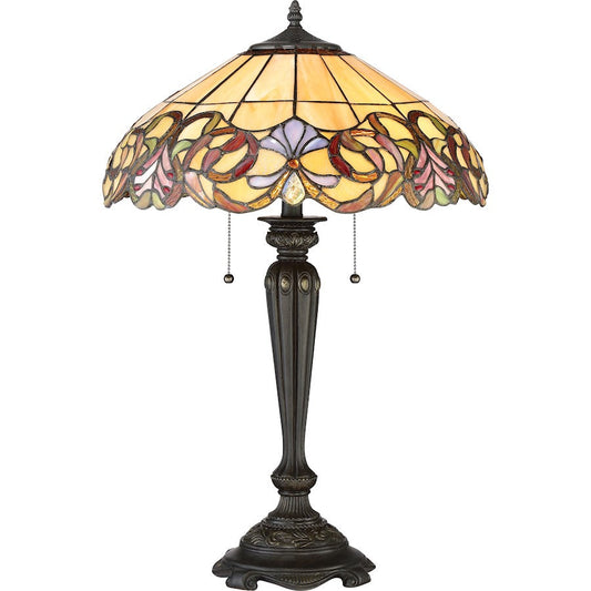 Blossom 2 Light Table Lamp, Imperial Bronze