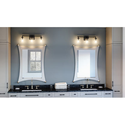 Thoresby 3 Light Bath Vanity, Opal Etched