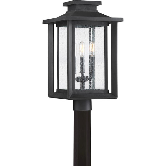Wakefield Outdoor Post Lantern, Earth Black