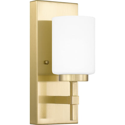 Wilburn 1 Light Wall Sconce, Opal Etched
