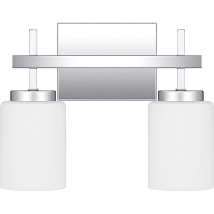 Wilburn 2 Light Bath Light, Opal Etched