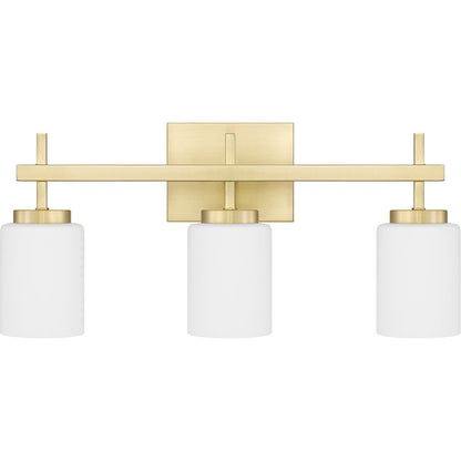 Wilburn 3 Light Bath Light, Opal Etched